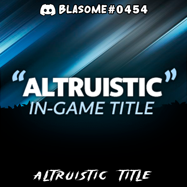 Brawlhalla - Altruistic Title