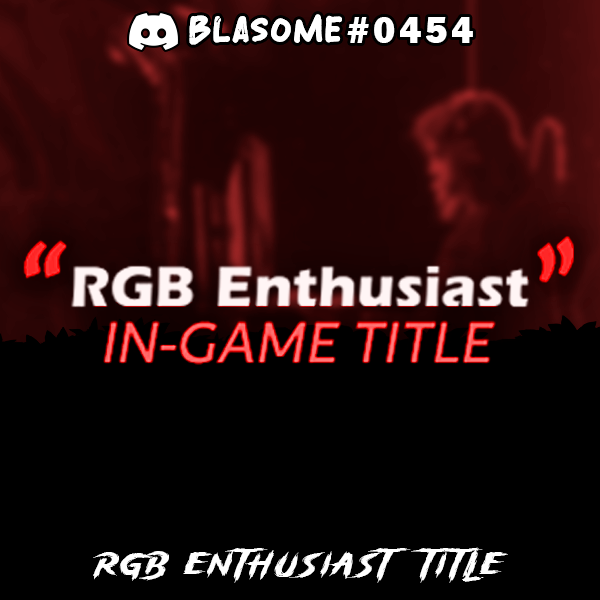 Brawlhalla - "RGB Enthusiast" Title (Green)
