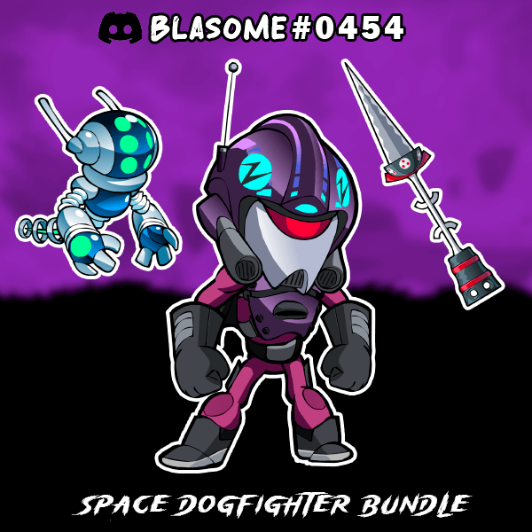 Brawlhalla - SpaceDog Fighter (Vraxx Bundle)