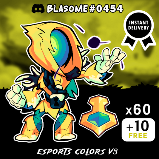 Brawlhalla - x60 + 10 Free Esports Colors V3
