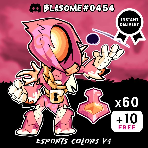 Brawlhalla - x60 + 10 Free Esports Colors V4