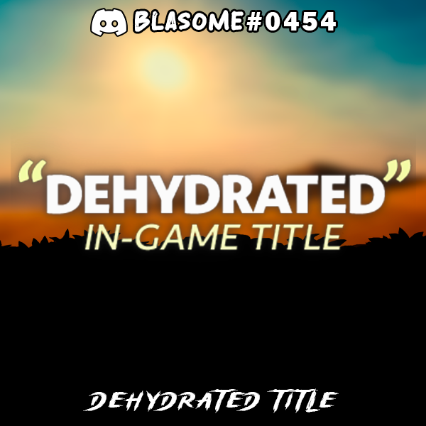 Brawlhalla - "Dehydrated" Title (Green)