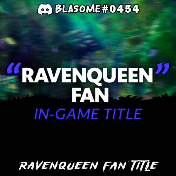 Brawlhalla - "RavenQueen Fan" Title (Green)
