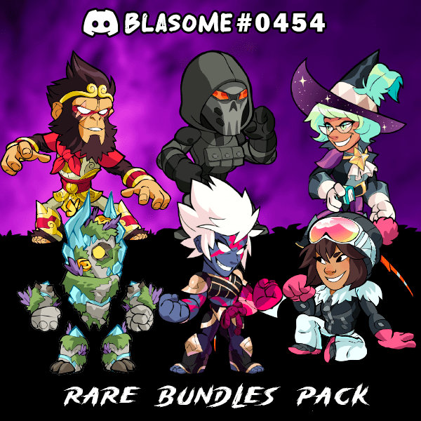 Brawlhalla | 6 Rare Bundles Pack | Fast Delivery
